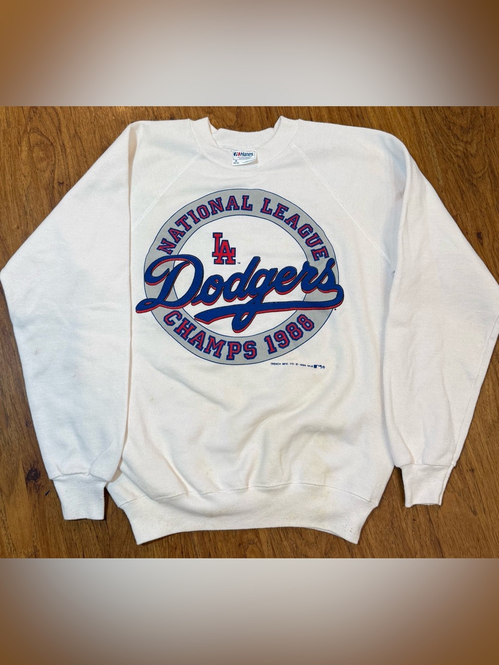 Vintage 1988 Los Angeles Dodger’s Sweater Champs Baseball Made In USA Authentic